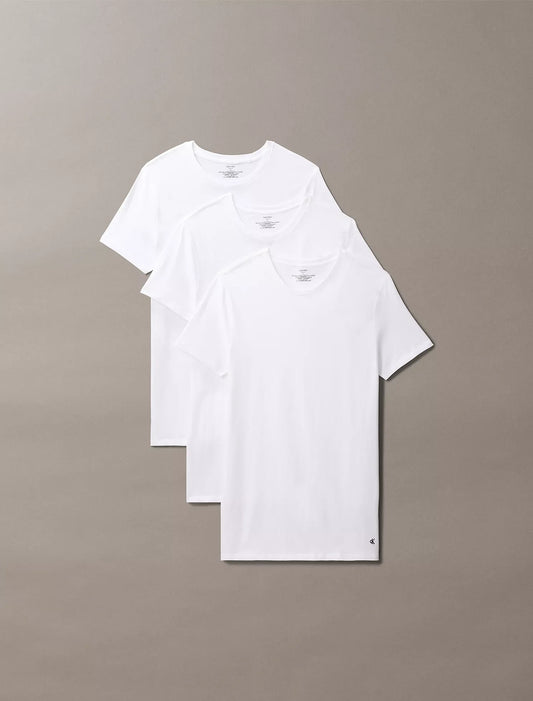 Cotton Classics 3-Pack Classic Fit Crewneck T-Shirt | WHITE
